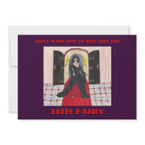 13th Fairy Personalized Invite