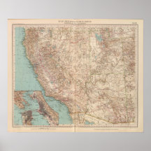 14041 Calif, Nev, Utah, Ariz Poster