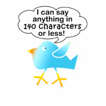 140 CHARACTERS Kids Dark Tees