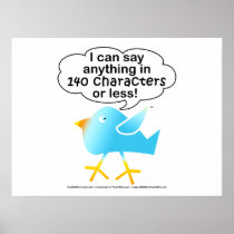 140 Characters Posters & Wall Art