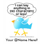 140 CHARACTERS Womens Light Tees