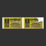 147tf ZTF ZOMBIE HUNTING PERMIT bumper stickers