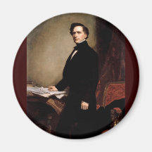 14 Franklin Pierce Refrigerator Magnets