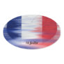 14 Juillet Fête Nationale Oval Sticker