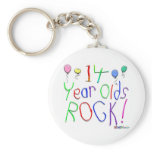 14 Year Olds Rock ! Keychain