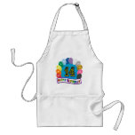 14th Birthday Gifts with Assorted Balloons Design Aprons