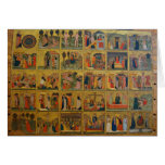 14th Century Biblical Stories - Verona, Italy Card