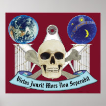 14TH DEGREE SKULL PRINT