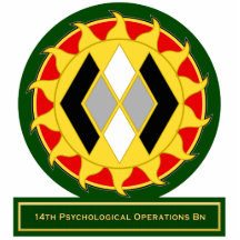 14th Psychological Operations Battalion DUI Acrylic Cut Out