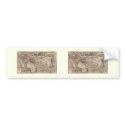 1507 Martin Waldseemuller World Map bumper stickers