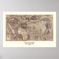 1507 Martin Waldseemuller World Map