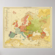 1516 European ethnographic Poster