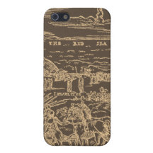 1560 Geneva Bible Red Sea (Sepia) iPhone 5 Case