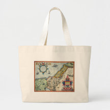 1570 Palestinae Hondius - Vintage Map Bags