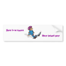 15771511[1]Dare to be square Bumper Stickers