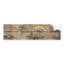 1581 Nicola van Sype Antique World Map Bumper Sticker