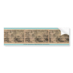 1581 Nicola van Sype Antique World Map Bumper Stickers