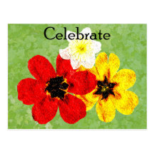 15 Celebrate Post Card