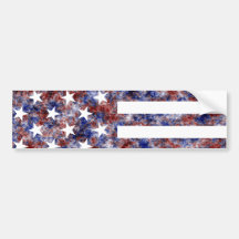 15 Star Us Flag Bumper Stickers