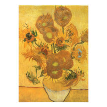 15 tournesols, Vincent van Gogh, anniversaire vint Bristol Personnalisé