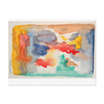 15 watercolor postcards show 2012
