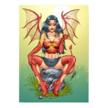 15"x21"  Devil Pin-up Girl Poster by Al Rio posters