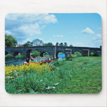 15th Century bridge over Avon River, Warwickshire, Mousepad
