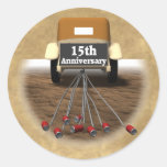 15th Wedding Anniversary Gifts Stickers