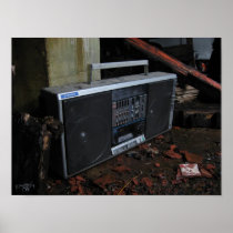 15x11 Boom Box Print
