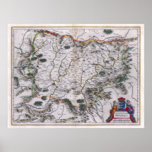 1647 Transylvania Map Print