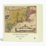 1685 Map - New Belgium, The New World, New England Binders