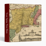 1685 Map - New Belgium, The New World, New England 3 Ring Binders
