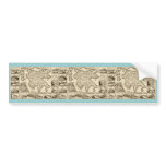 1688 Greece / Greek Peloponnesian Map bumper stickers