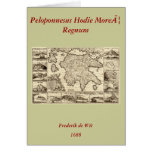 1688 Greece / Greek Peloponnesian Map