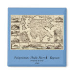 1688 Greece / Greek Peloponnesian Map
