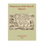 1688 Greece / Greek Peloponnesian Map