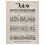 1692 Desiderata - Parchment look paper, 25 sheets Custom Flyer