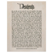 1692 Desiderata - Parchment look paper, 25 sheets Custom Flyer