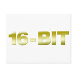 16-Bit - Retro Gaming Gamer Video Games Console Post Card