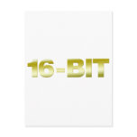 16-Bit - Retro Gaming Gamer Video Games Console Postcards