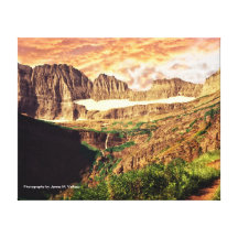 16 X 20 - Grinnell Glacier Trail Stretched Canvas Prints