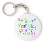 16 Year Olds Rock ! keychains