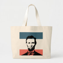 16ème président d'Abraham Lincoln Sacs De Toile