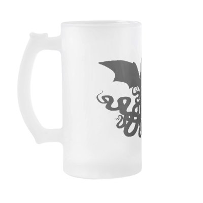 16oz Frosted Cthulhu Mug -One Ice Cold Elder God by Janelleb2