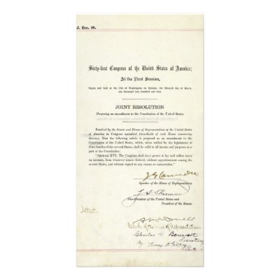16th Amendment of the United States Constitution Photo Cards by famousdocuments