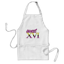 16th Birthday aprons