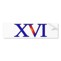 16th Birthday bumper stickers