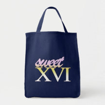 16th Birthday Canvas Bags