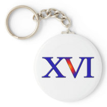 16th Birthday keychains