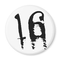 16th Birthday magnets